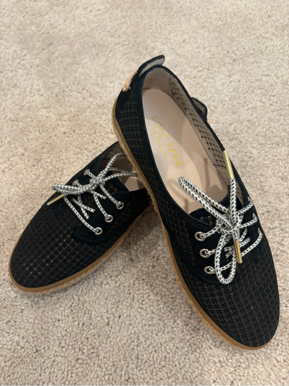 Cole Haan black suede espadrilles - Picture 4 of 5